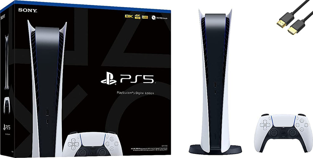 Newest Play Station 5 Digital Edition PS 5 Gaming (Disc Free) Console (Renewed)