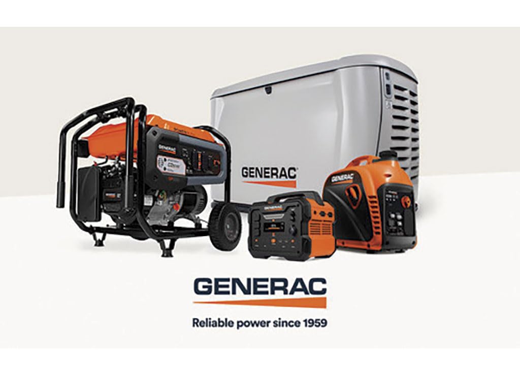 Generac 22kW Home Standby Generator for home use, built-in cellular connectivity, whole house generator for power backup