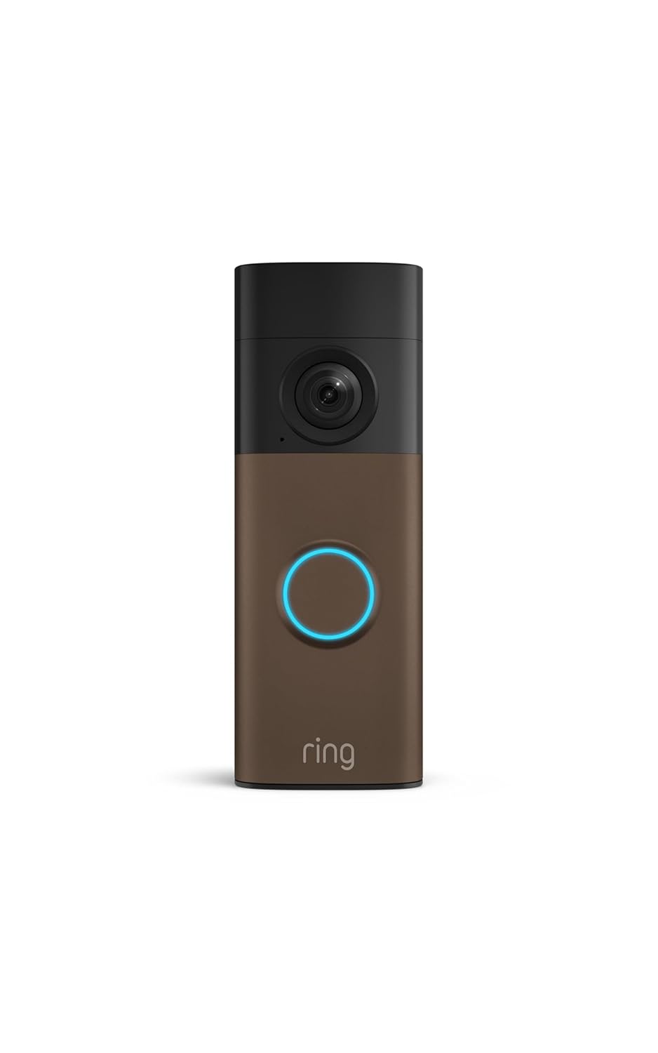 Ring Battery Doorbell (newest model) — Retinal 2K with wide-angle video, up to 6x Enhanced Zoom, Two-Way Talk, and Built-In Battery, Speckled Gray