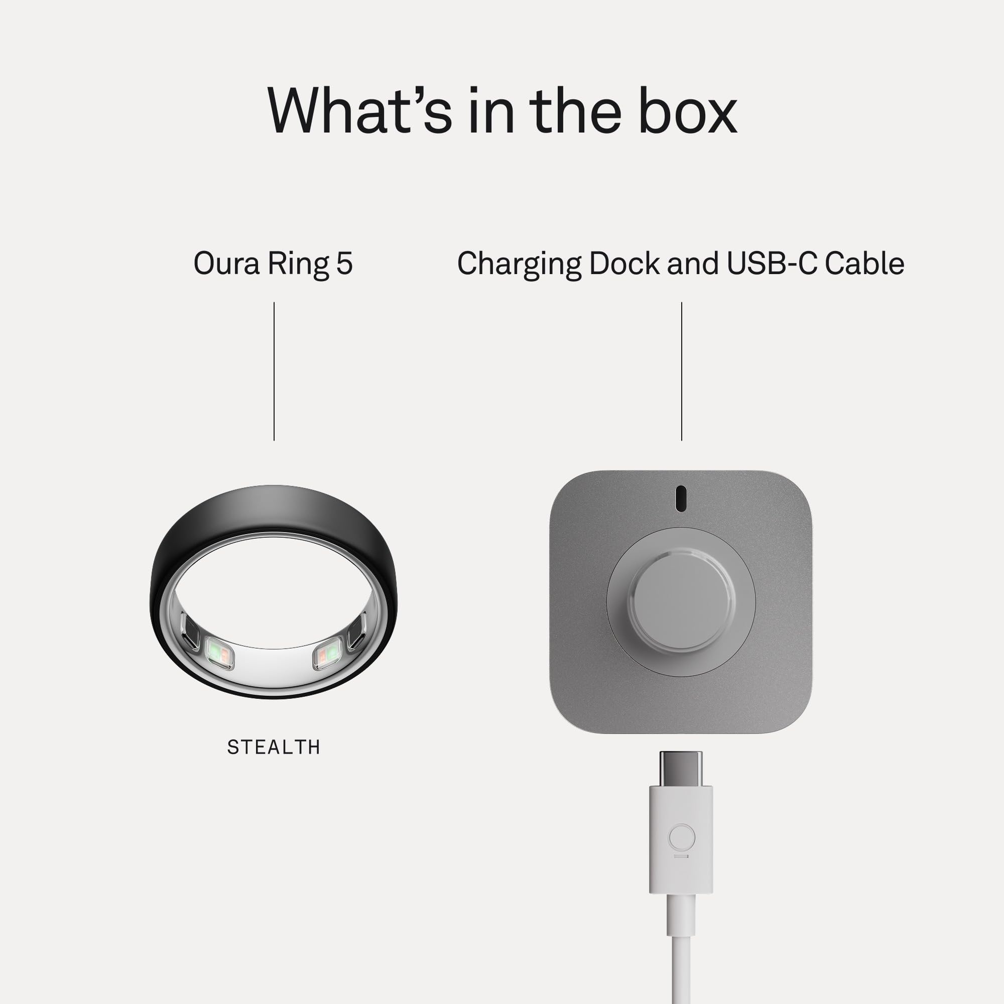 Oura Ring 5 - Silver - Size 8 - World’s Smallest Smart Ring - Sleep, Activity, Women’s Health, AI Advisor, 1 Week of Battery Life, Size Before You Buy, Android & iOS Compatible