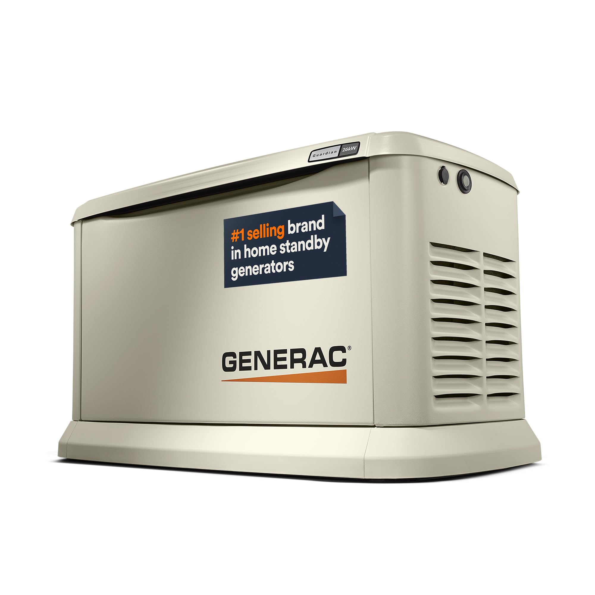 Generac 22kW Home Standby Generator for home use, built-in cellular connectivity, whole house generator for power backup
