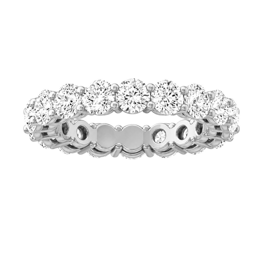 2 Carat to 5 Carat (CT. T.W.)  Diamond Eternity Band Ring for Women |14K Yellow or White Gold Wedding Anniversary Band Ring | D-E Color and VS Clarity