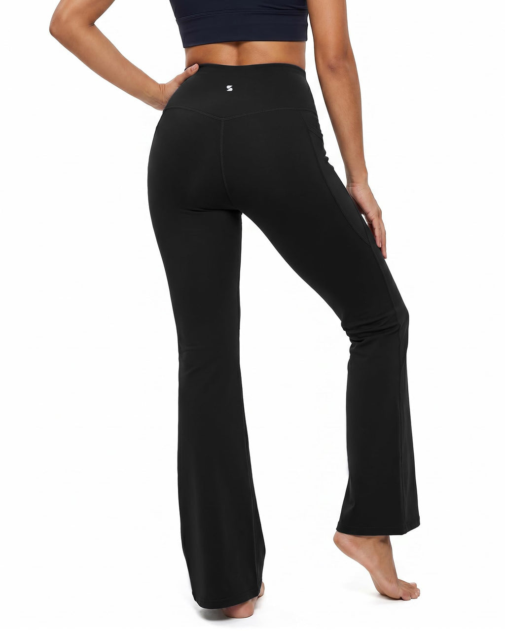 Stelle 31" Inseam Yoga Pants with Pockets for Women High Waisted Flare Leggings Pilates Daily Yoga Pants