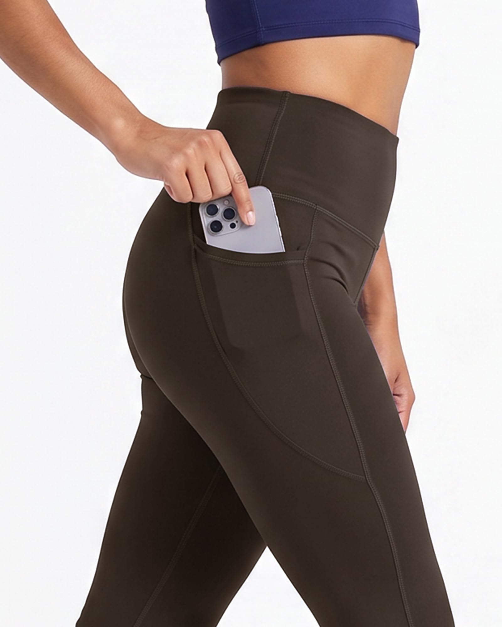 Stelle 31" Inseam Yoga Pants with Pockets for Women High Waisted Flare Leggings Pilates Daily Yoga Pants