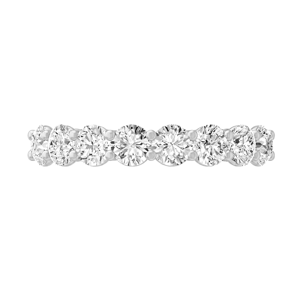 2 Carat to 5 Carat (CT. T.W.)  Diamond Eternity Band Ring for Women |14K Yellow or White Gold Wedding Anniversary Band Ring | D-E Color and VS Clarity