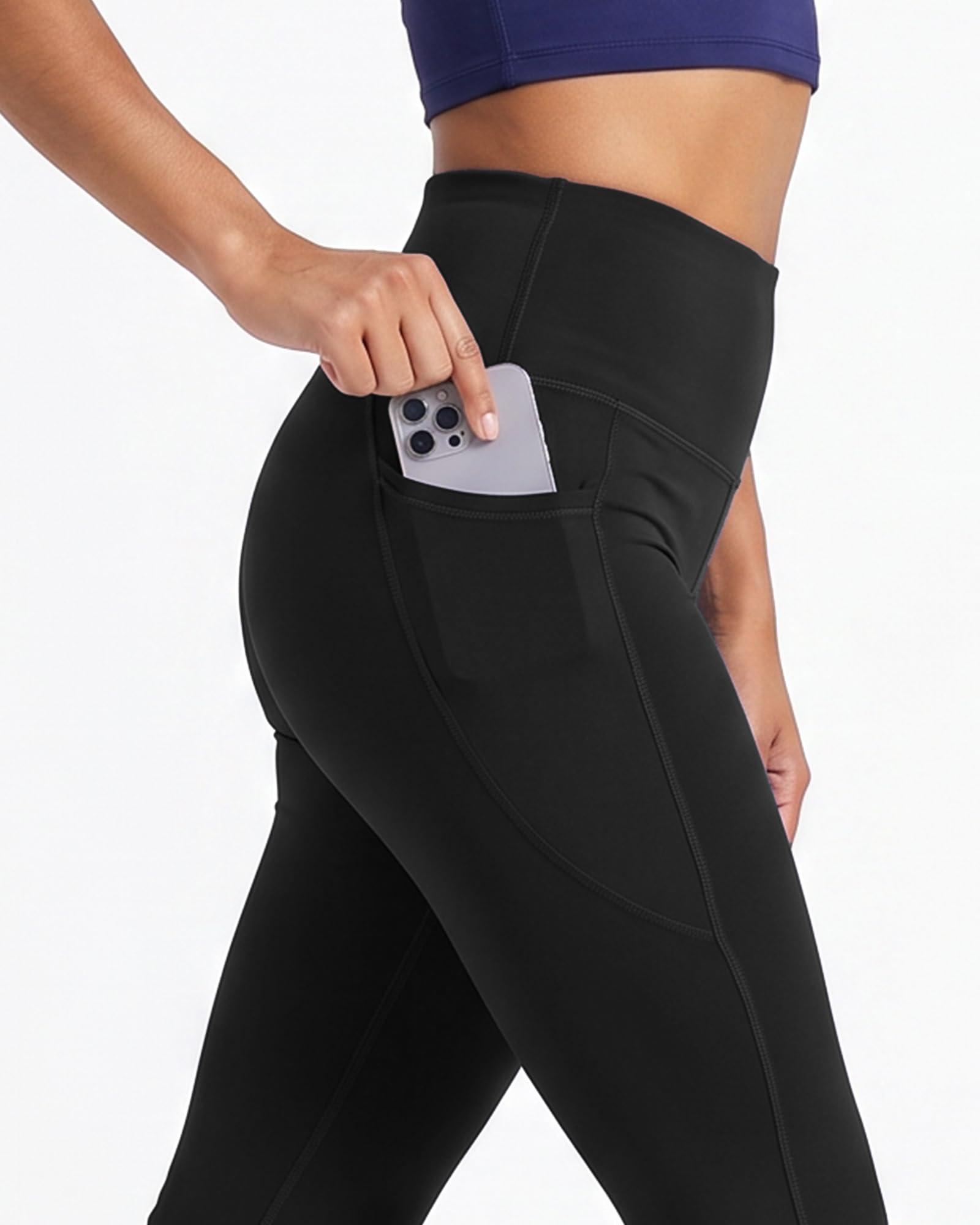Stelle 31" Inseam Yoga Pants with Pockets for Women High Waisted Flare Leggings Pilates Daily Yoga Pants