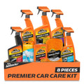 Armor All Ultimate Premier Car Care Kit, 8 Pieces, Includes Tire and Wheel Cleaners, Exterior and Interior Car Cleaning Supplies