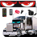 Eyes for Car 2-Pack:14.7"x3.6" Programmable ojos led para carro Windshield Display for Sedans, SUVs & Medium Trucks - USB-Powered LED Matrix Panel, Remote/App Control, Custom Car Sign