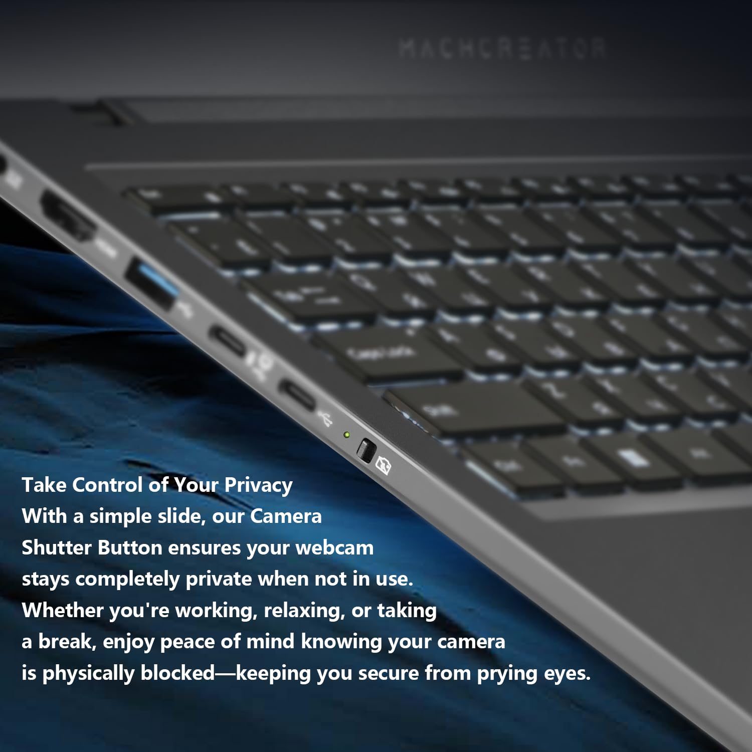Machenike 17.3’’ Laptop, Intel Processor, 16GB DDR5 RAM, 1TB SSD, Backlit Keyboard, Large-Screen with 120Hz Refresh Rate, Perfect for Work, School, and Streaming, Windows 11 Home, Modern Grey