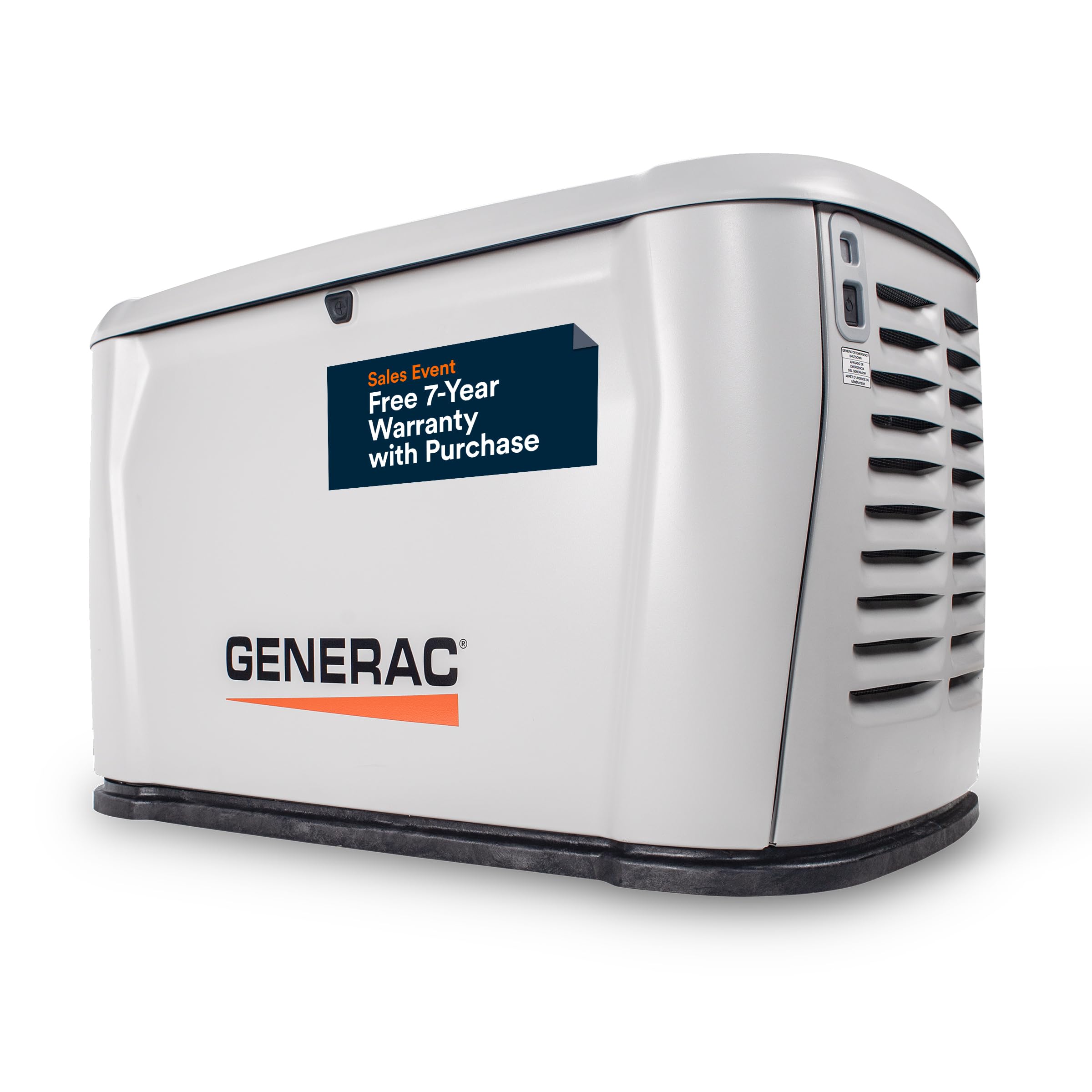 Generac 22kW Home Standby Generator for home use, built-in cellular connectivity, whole house generator for power backup