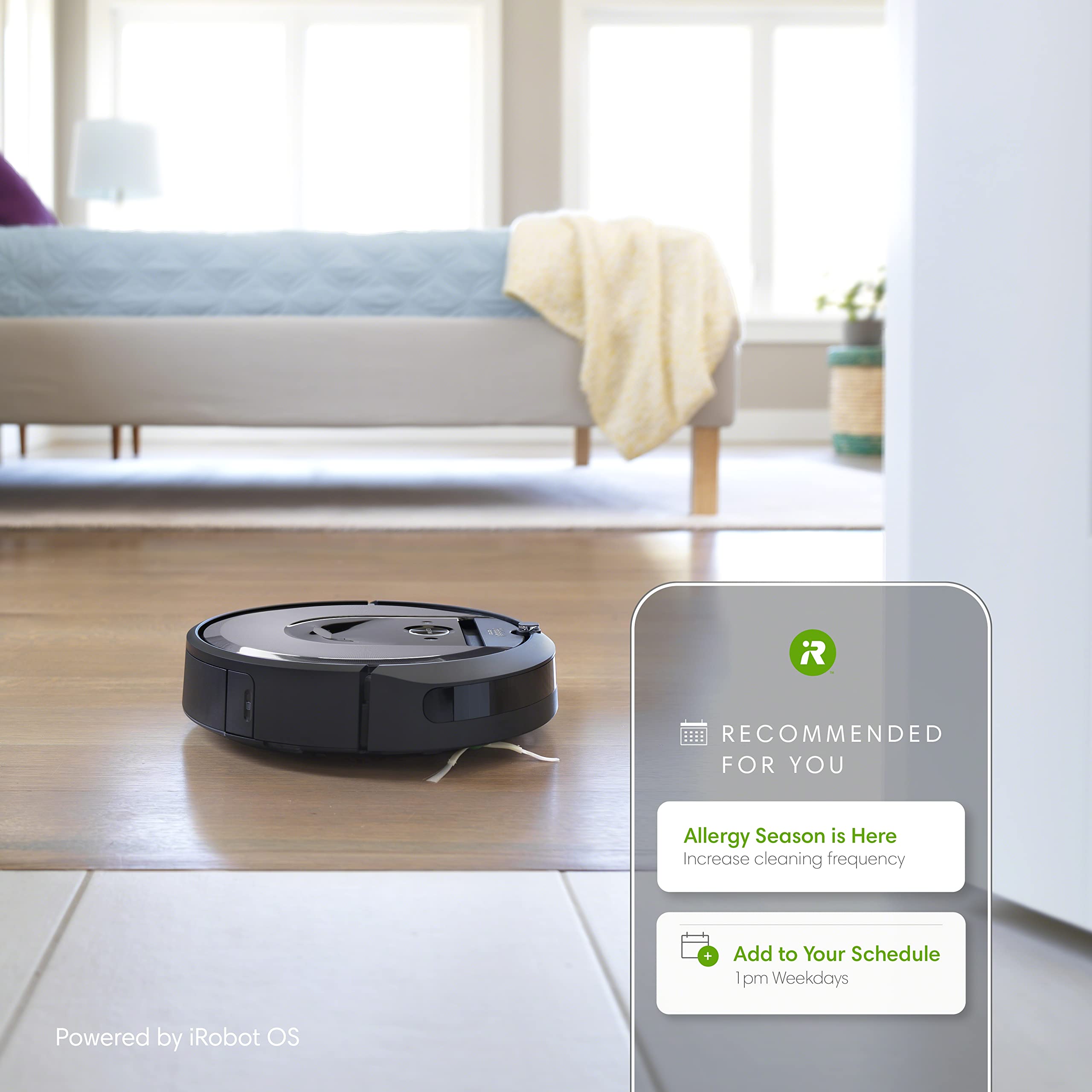 iRobot Roomba 505X Robot Vacuum & Mop Combo, 70x More Suction, Multifunction Dock, 75 Day Self-Emptying, Self-Cleaning & Hot Dry, Lifting Spinning Mop Pads, AI Obstacle Avoidance, Ideal for Pet Hair