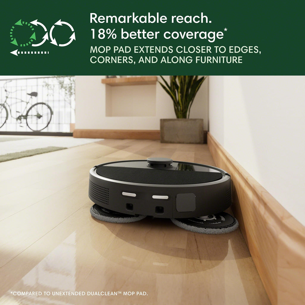 iRobot Roomba 505X Robot Vacuum & Mop Combo, 70x More Suction, Multifunction Dock, 75 Day Self-Emptying, Self-Cleaning & Hot Dry, Lifting Spinning Mop Pads, AI Obstacle Avoidance, Ideal for Pet Hair