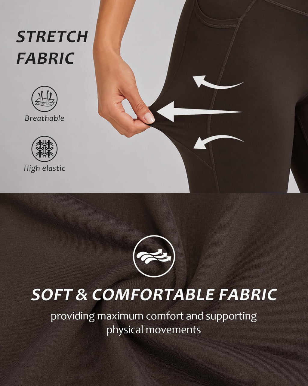 Stelle 31" Inseam Yoga Pants with Pockets for Women High Waisted Flare Leggings Pilates Daily Yoga Pants