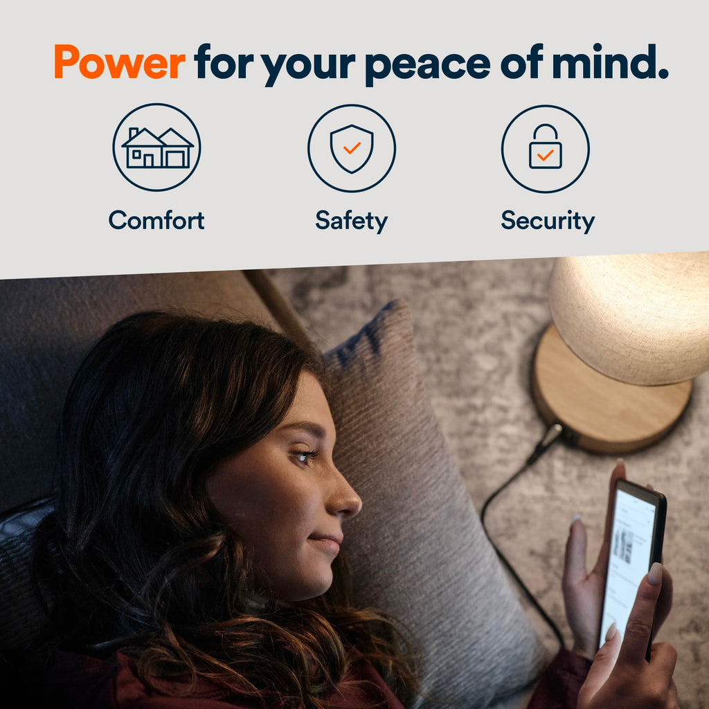 Generac 22kW Home Standby Generator for home use, built-in cellular connectivity, whole house generator for power backup