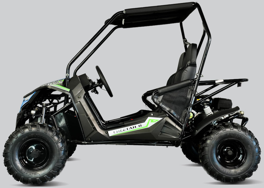 TrailMaster Cheetah 8 Go-Kart - 208cc 7.5HP Engine, 3-Point Safety Belt, Targets from Youth to Adult. (Red)
