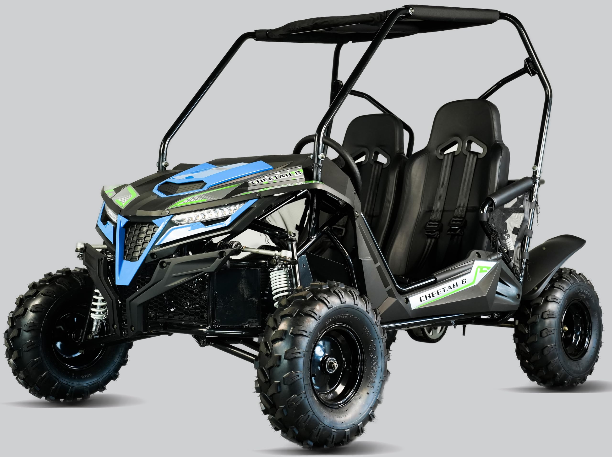 TrailMaster Cheetah 8 Go-Kart - 208cc 7.5HP Engine, 3-Point Safety Belt, Targets from Youth to Adult. (Red)