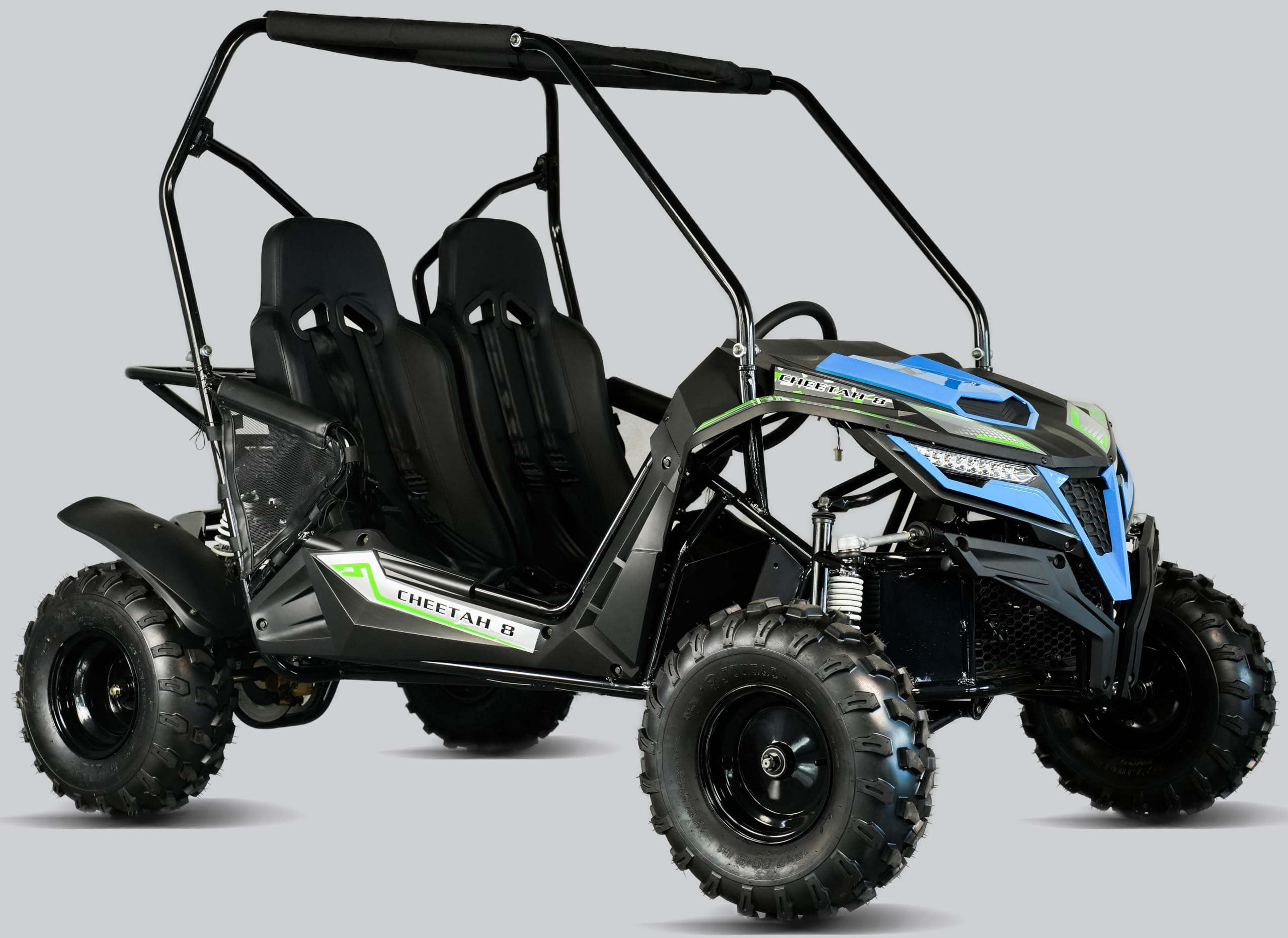 TrailMaster Cheetah 8 Go-Kart - 208cc 7.5HP Engine, 3-Point Safety Belt, Targets from Youth to Adult. (Red)