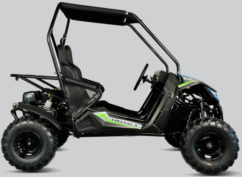TrailMaster Cheetah 8 Go-Kart - 208cc 7.5HP Engine, 3-Point Safety Belt, Targets from Youth to Adult. (Red)