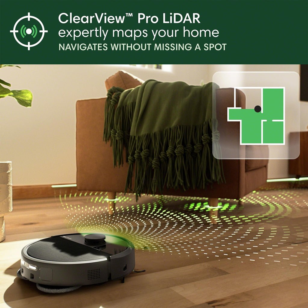 iRobot Roomba 505X Robot Vacuum & Mop Combo, 70x More Suction, Multifunction Dock, 75 Day Self-Emptying, Self-Cleaning & Hot Dry, Lifting Spinning Mop Pads, AI Obstacle Avoidance, Ideal for Pet Hair