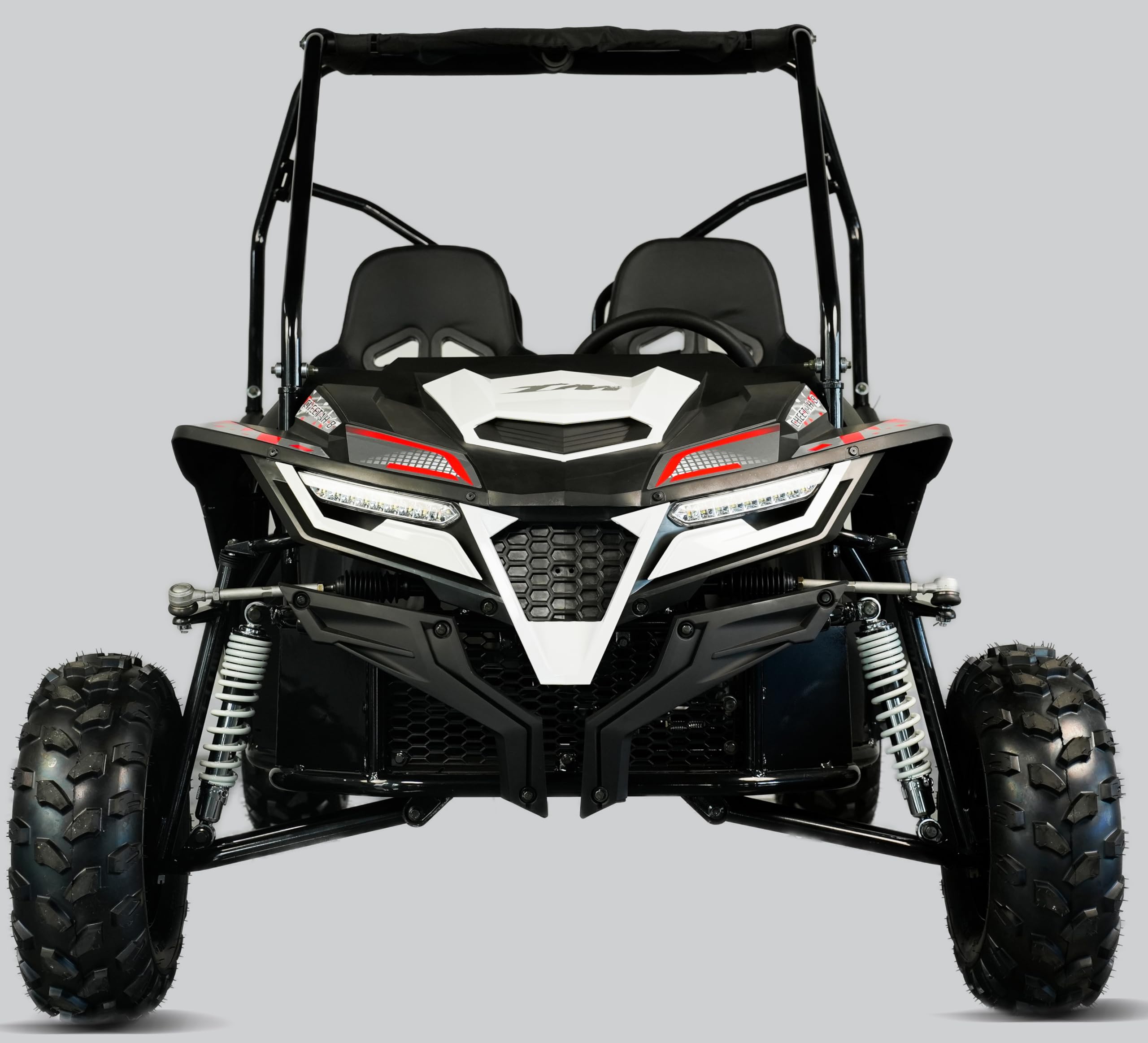 TrailMaster Cheetah 8 Go-Kart - 208cc 7.5HP Engine, 3-Point Safety Belt, Targets from Youth to Adult. (Red)