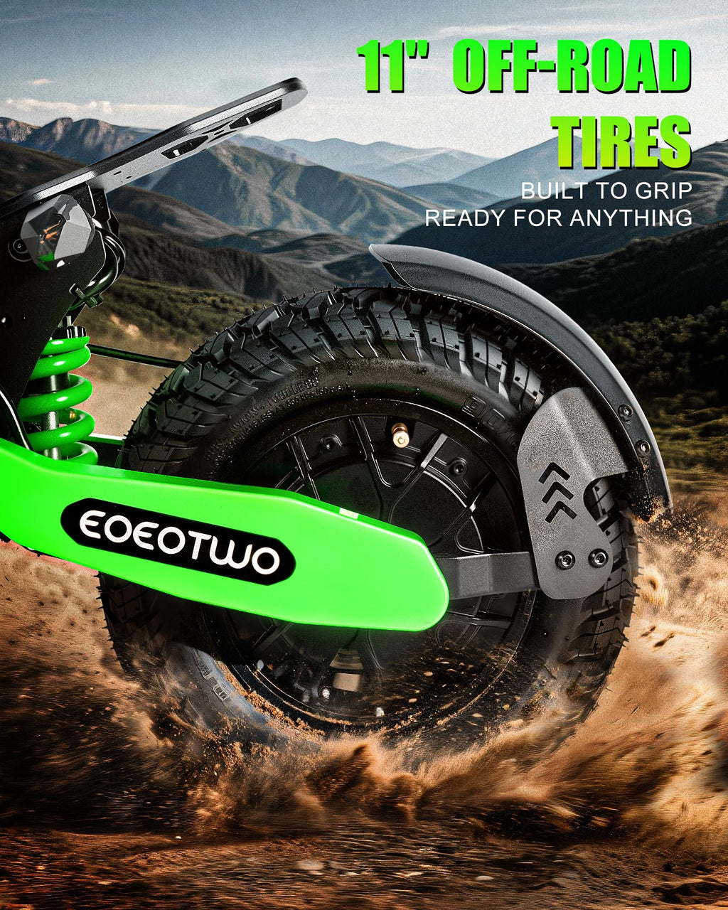 Electric Scooter for Adults,31/38 MPH 1200W/2400W Peak Motor | 11" Off-Road Tires Fast E Scooter, Up to 20/45 Miles Range, Dual Suspension, 330 lbs Max Load, Foldable